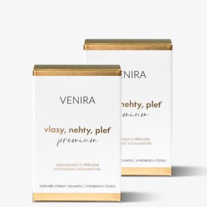 VENIRA PREMIUM kapsle pro vlasy, nehty a pleť, 80 denní kúra, 160 kapslí