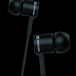 Sluchátka Swissten Earbuds Rainbow YS-D2 s konektorem 3,5mm jack | AppleTop.cz Barva: Černá