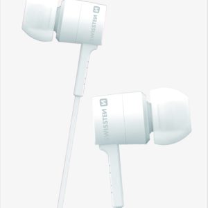 Sluchátka Swissten Earbuds Rainbow YS-D2 s konektorem 3,5mm jack | AppleTop.cz Barva: Bílá