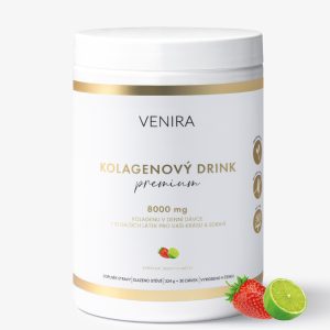 VENIRA PREMIUM kolagenový drink, jahoda-limetka, 324 g
