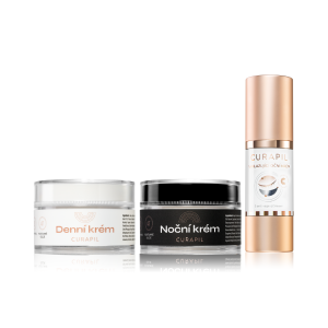 Denní a noční krém Curapil + Vyhlazující oční krém ZDARMA
