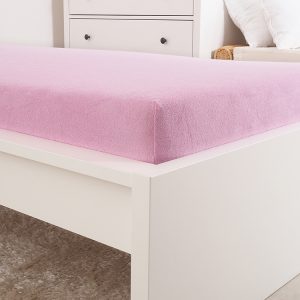 B.E.S. – Petrovice, s.r.o. Prostěradlo FROTÉ dětské – Růžová Rozměr: 60 x 120