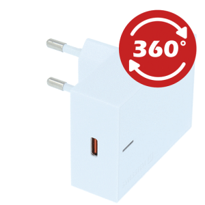 SWISSTEN síťová nabíječka, Power Delivery 3.0, 18 W, bílá