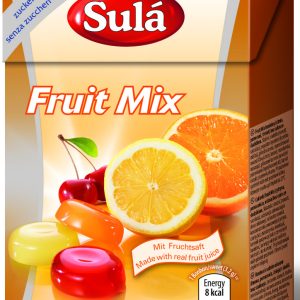 SULÁ – Bonbóny bez cukru – Fruit Mix 44 g
