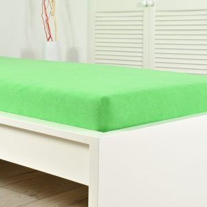 B.E.S. – Petrovice, s.r.o. Prostěradlo FROTÉ dětské – Jarní zelená Rozměr: 60 x 120