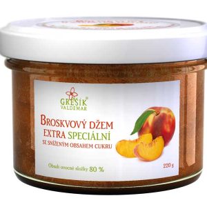 GREŠÍK Džem Broskvový extra Speciální 220g
