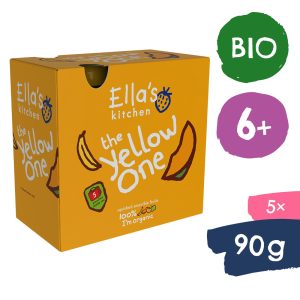 Ella’s Kitchen BIO YELLOW ONE ovocné pyré s banánem (5×90 g)
