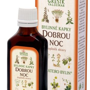 GREŠÍK Devatero bylin kapky Dobrou noc kapky 50 ml