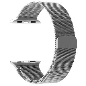 eses Milánský tah pro Apple Watch – Stříbrný, 38mm, 40mm, 41mm