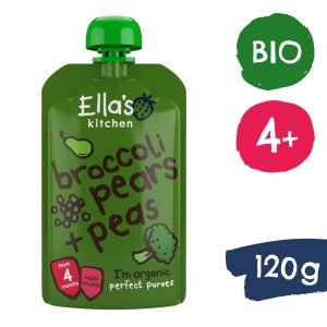Ella’s Kitchen BIO Hruška, hrášek a brokolice (120 g)