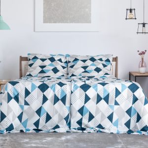 B.E.S. – Petrovice, s.r.o. Bavlněné povlečení české výroby – Diamanty Rozměr: 140 x 200 + 70 x 90