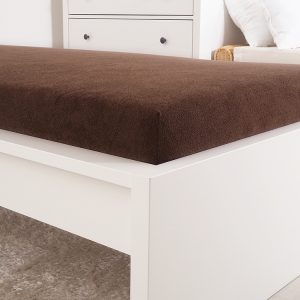 B.E.S. – Petrovice, s.r.o. Prostěradlo FROTÉ dětské – Tmavá hnědá Rozměr: 60 x 120