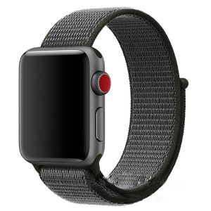 eses Nylonový řemínek pro Apple Watch – Šedý 42mm, 44mm, 45mm, 49mm