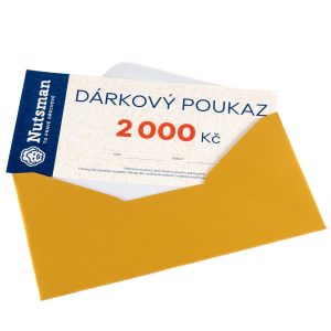 Nutsman Dárkový tištěný poukaz 2000 Kč