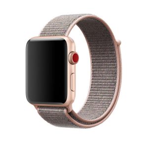 eses Nylonový řemínek pro Apple Watch – Růžový 38mm, 40mm, 41mm