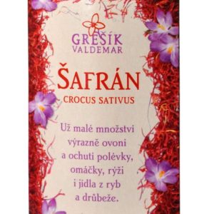 GREŠÍK Šafrán celý 0,1 g