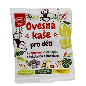 Semix Ovesná kaše pro děti – čokoláda a banán BZL 50g