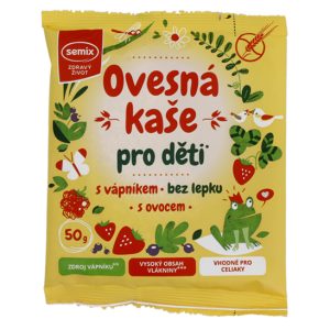 Semix Ovesná kaše pro děti s vápníkem, ovocem BZL 50g