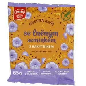 Semix Ovesná kaše rakytník, len BZL 65g
