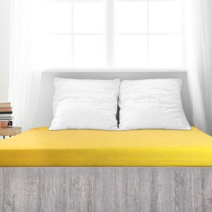 B.E.S. – Petrovice, s.r.o. Prostěradlo Froté PERFECT – Žlutá Rozměr: 200 x 200