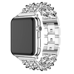 eses Kovový řetízkový řemínek pro Apple Watch – Stříbrný 38mm, 40mm, 41mm