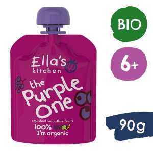 Ella’s Kitchen BIO PURPLE ONE ovocné pyré s černým rybízem (90 g)