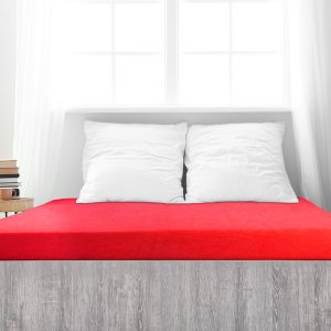 B.E.S. – Petrovice, s.r.o. Prostěradlo Froté PERFECT – Červená Rozměr: 120 x 200