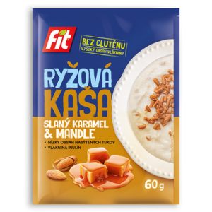 Fit-rýžová kaše slaný karamel a mandle 60g