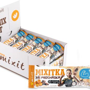 MIXIT Proteinová Mixitka Jirky Procházky – Slaný karamel a čokoláda 43 g
