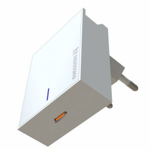 SWISSTEN síťová nabíječka USB-C, Power Delivery 3.0, 45 W Barva: Bílá