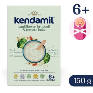 Kendamil Mléčná kaše s brokolicí, květákem a rajčaty (150 g)