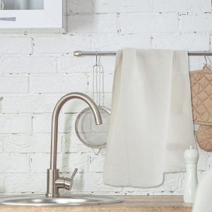 B.E.S. – Petrovice, s.r.o. Kuchyňská utěrka wafle 40×60 cm, 3ks v balení – Bílá