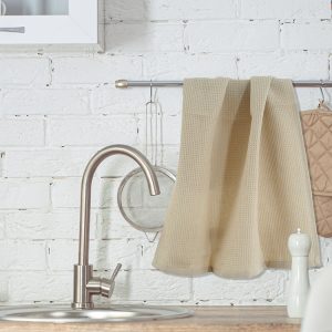 B.E.S. – Petrovice, s.r.o. Kuchyňská utěrka wafle 40×60 cm, 3ks v balení – Béžová