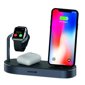 SWISSTEN bezdrátová nabíječka 4v1 MFi