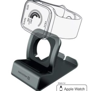 SWISSTEN hliníkový stojánek pro iWatch Barva: Šedá