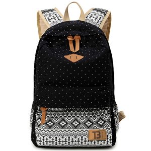 Batoh Canvas TopBags Pattern Černý 17 l