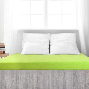 B.E.S. – Petrovice, s.r.o. Prostěradlo Froté PERFECT – Svítivá zelená Rozměr: 180 x 200