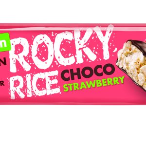 Benlian Rocky Rice rýžová tyčinka čokoláda – jahoda 18 g