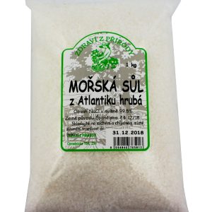 Zdraví z přírody Mořská sůl z Atlantiku hrubá 1 kg