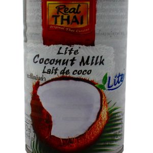 Real Thai Kokosové mléko LITE 400ml (bílé)