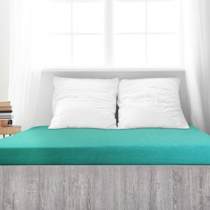 B.E.S. – Petrovice, s.r.o. Prostěradlo Froté PERFECT – Zelený tyrkys Rozměr: 120 x 200