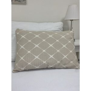 B.E.S. – Petrovice, s.r.o. Bavlněný krepový potah na polštářek 50×70 – vzor Adria Beige