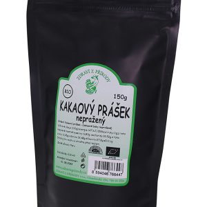 Zdraví z přírody Kakaový prášek, NEPRAŽENÝ BIO 150g