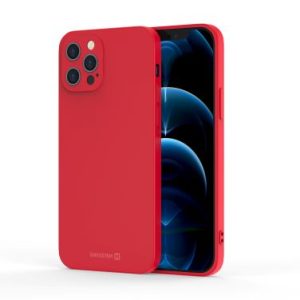 SWISSTEN Soft Joy silikonové pouzdro na iPhone, červené Model: iPhone 15 Plus