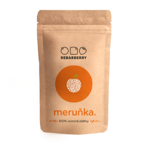 Chytré ovoce 100% ovocné plátky REBARBERRY meruňka 50 g