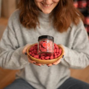 JANEK Mandle obalené v ovocné čokoládě 125 g