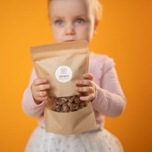 JANEK Popcorn v mléčné čokoládě 50 g