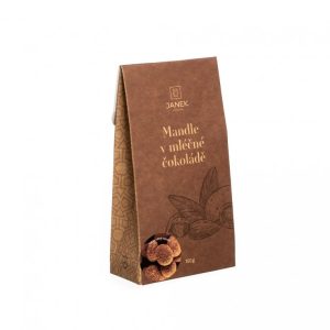 JANEK Mandle v mléčné čokoládě a skořici 150 g