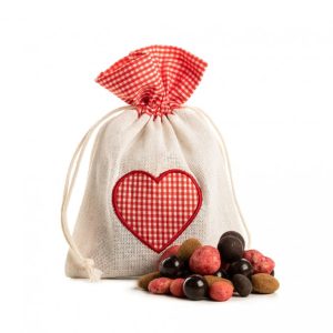 JANEK Dárkový pytlík plný obalovaných plodů v čokoládě 150 g