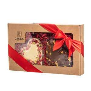 JANEK Dvě velká srdíčka v dárkové krabičce 2x 95 g